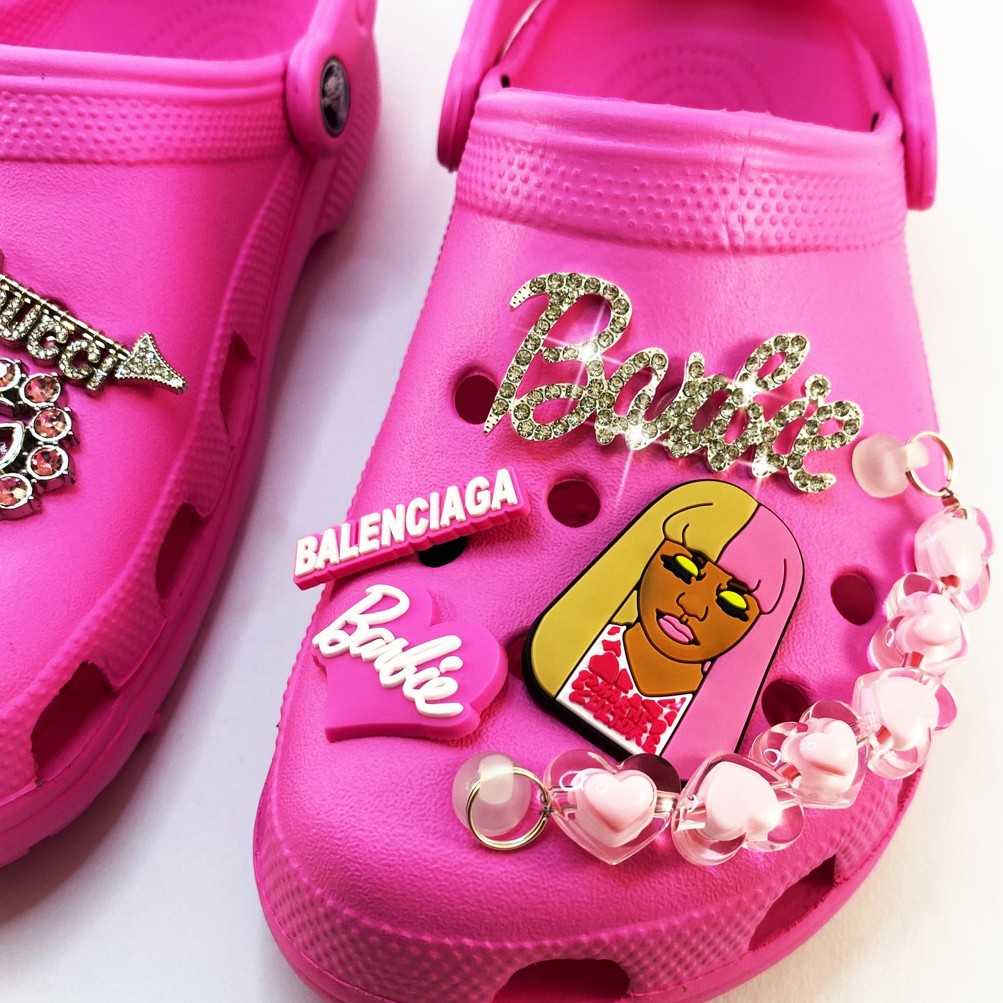 Short Chain pink hearts