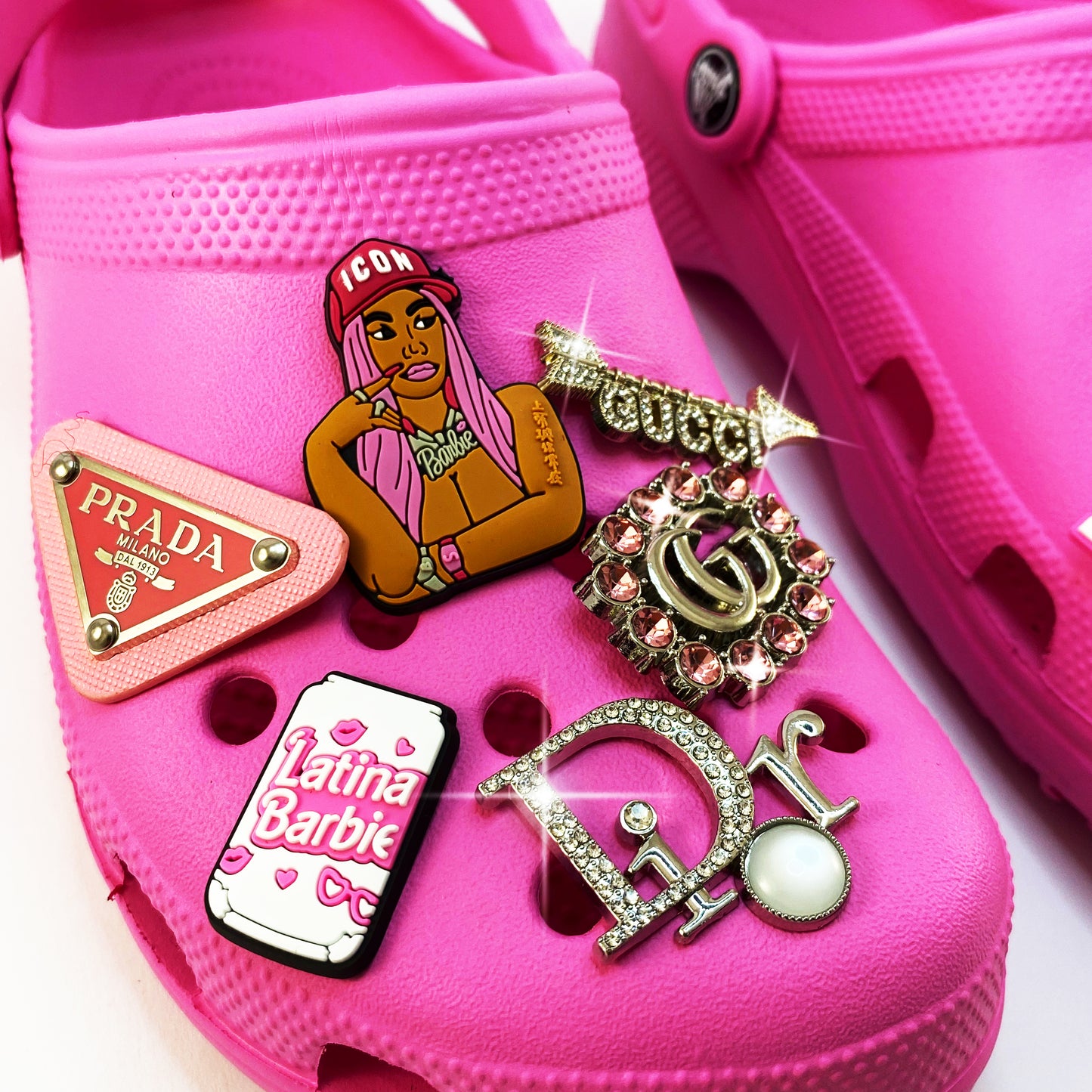 Short Chain pink hearts