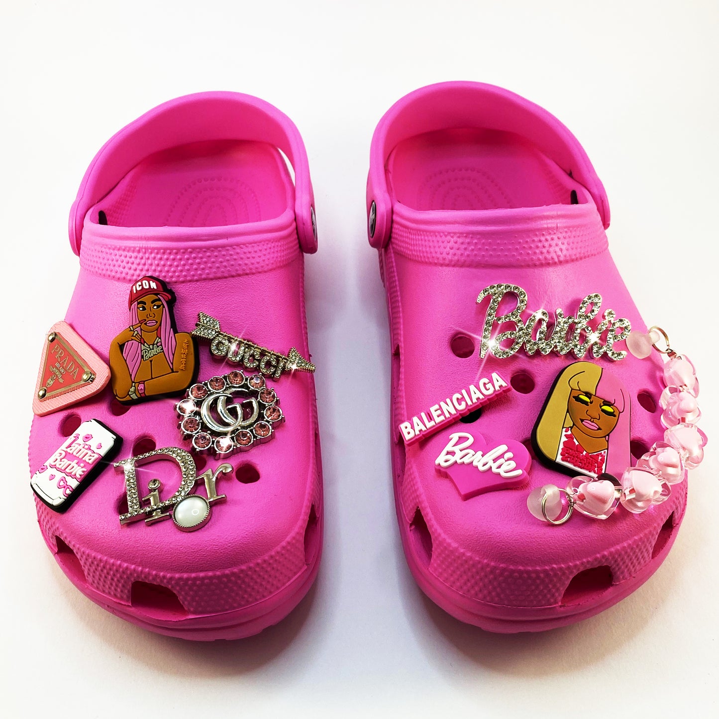 Short Chain pink hearts