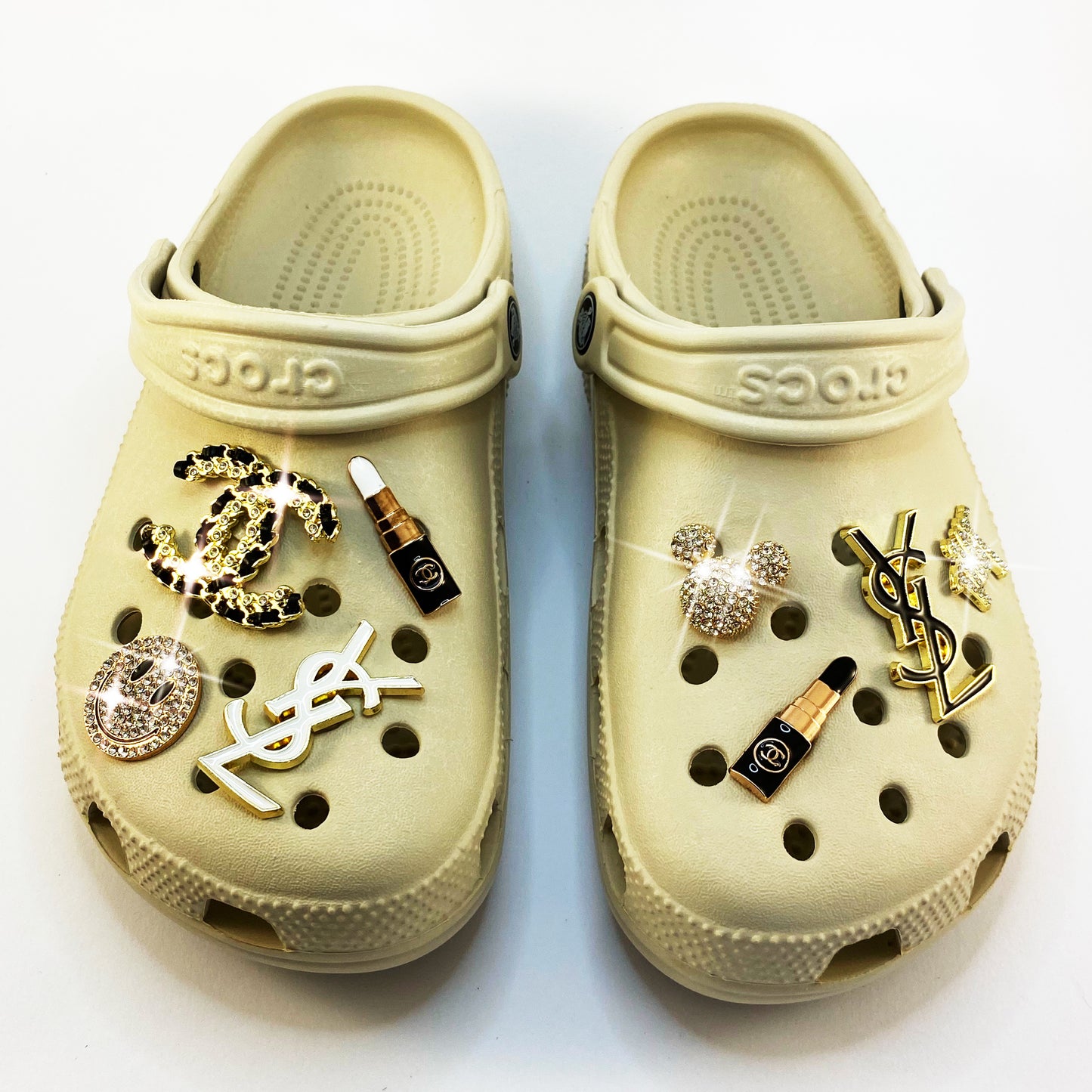 Designer Metal Gold, Black & White