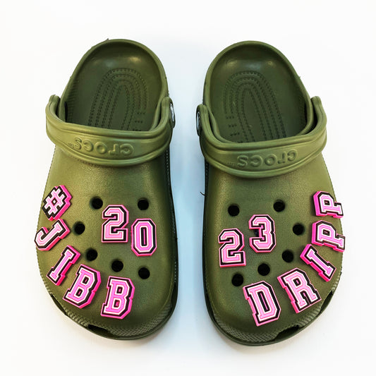 Letters & Numbers Pink